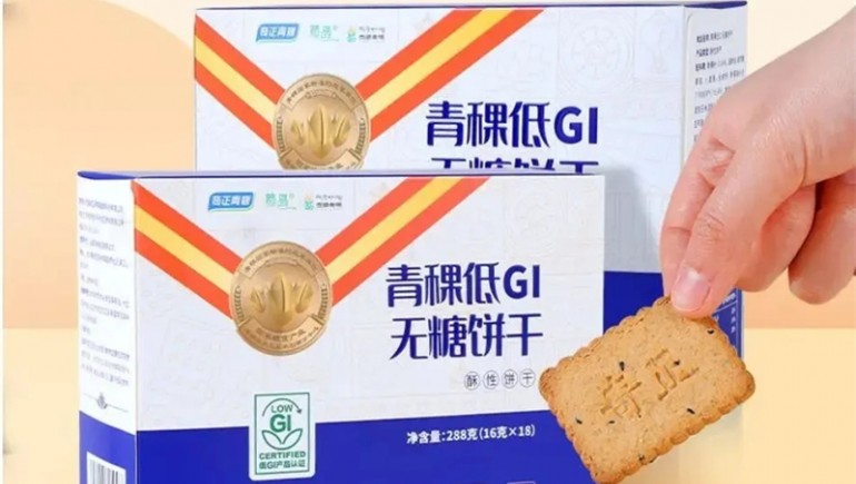 奇正青稞低GI無糖餅干上線西藏航空，為乘客提供健康輕食新選擇